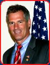 scott brown headshot american flag