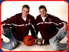 twin athletes handsome