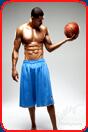 tall black basketball player