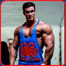 calum von moger blue tank top