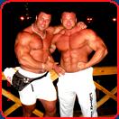 bodybuilders michael sidorychev and marius pudzianowski