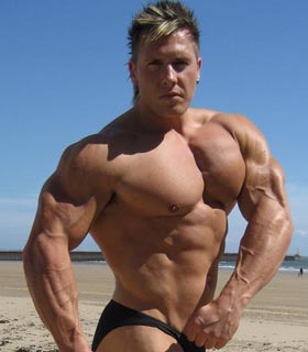Rob Terry Shirtless Bodybuilder