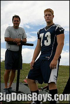 Tall football stud