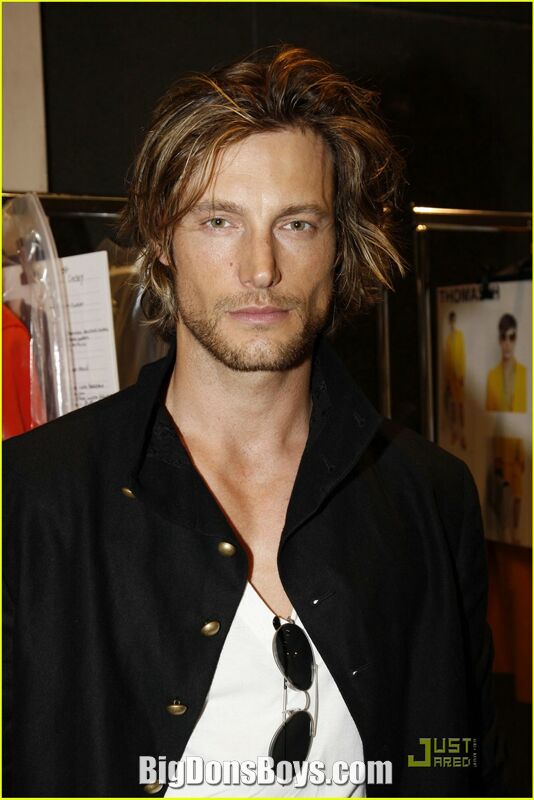 Gabriel Aubry, Montreal-born model and spokesperson for the home collection  Charisma, appears at Bloomingdale's in Century City Mall to promote  Charisma and sign autographs for fans. Aubry, who has a daughter with
