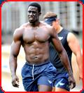 daniel adongo black bodybuilder rugby football player